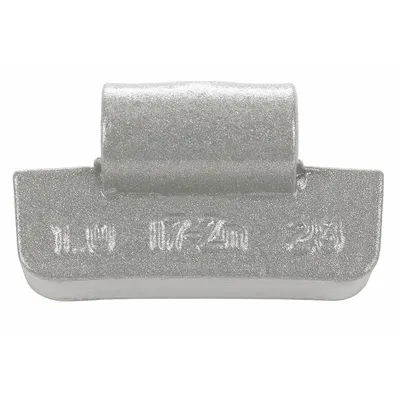 PERFECT EQUIPMENT I7Z-025 Clip-On Wheel Weight, 2.5 oz, Zinc, Coated - Clip-On Wheel Weights