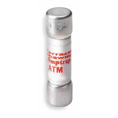 MERSEN Fuse: ATM Series, Midget, Fast-Acting, 35 A, 600 V AC, 600 V DC - Fast-Acting Cylindrical Fuses