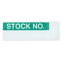 Inventory Label: 1 1/2 in Wd, 1/2 in Ht, Green/White, Vinyl Cloth, Matte, Rectangle, English, 25 PK (MPN WO-37-PK)