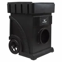 Particulate filtration negative air machine with impact-resistant polyethylene housing. Covers up to 1,000 sq ft. Includes air filter. Used for airborne dust and debris control in industrial settings such as construction, restoration, and manufacturing.