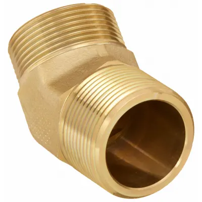 AEROQUIP Hydraulic Hose Adapter: 1 1/4 in x 1 1/4 in Fitting Size, Male x Male, ORS x NPTF - ORS-to-NPTF Steel Hydraulic Hose Adapters