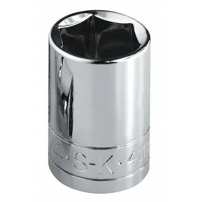 SK PROFESSIONAL TOOLS Socket: SAE, 3/8 in Drive Size, 15/16 in Socket Size, 6-Point, Std - 3/8" Drive Hand Sockets