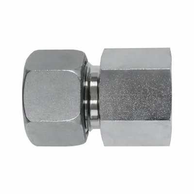 BRENNAN INDUSTRIES Compression Tube Straight: 28 mm OD x 16 mm OD size - Metric Flareless Bite Type Stainless Steel Compressin Fittings