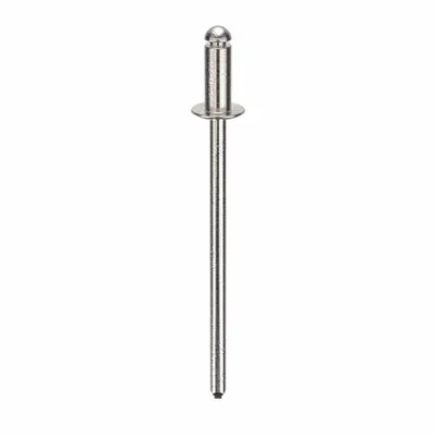 POP AVDEL Blind Rivet,1.313" L,0.092" dia,PK500: Inch, 1 5/16 in Overall Lg, 7/32 in Body Lg - Domed-Head Blind Rivets