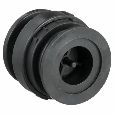 BANJO Check Valve: Poppet, Inline Valve Body, 2 in Pipe Size, Flange x Flange - Polypropylene Poppet Check Valves
