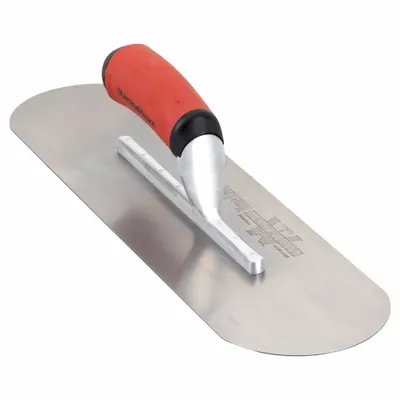 MARSHALLTOWN Pool Trowel: Blade Material Carbon Steel, Blade Shape Round - Swimming Pool Trowels