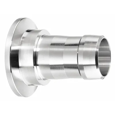 USA INDUSTRIALS Vacuum Fitting Adapter: 1 in OD x 7/8 in Pipe, NW x Barbed, 304 Stainless Steel - Vacuum Tube Fittings