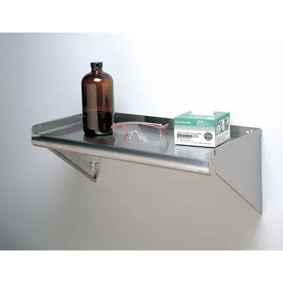 ADVANCE TABCO Wall Shelf: 60 in x 11 in x 9 in, 11 in x 11 in, 800 lb Load Capacity - Stainless Steel Solid Wall-Mount Shelving