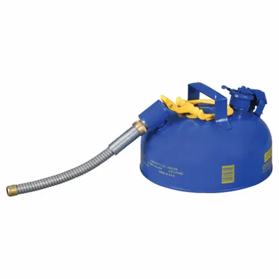 EAGLE Type II Safety Can: For Use With Kerosene, 1 gal Capacity, Includes 7/8 in OD Hose - Kerosene Safety Cans
