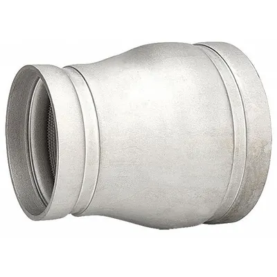 GRUVLOK Metal Pipe Straight: 316 Stainless Steel, 8 in x 6 in - Grooved Pipe Fittings
