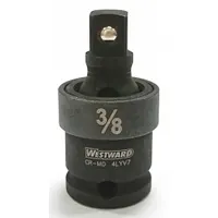 WESTWARD Impact Universal Joint: Manganese Phosphate, 3/8 in Output Drive Size, Square (MPN 4LYV7)