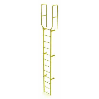 TRI-ARC Ladder,Walk-Thru Fixed,Steel,12-Rung: 15 ft Overall Ht, 28 in Overall Wd - Fixed Ladders