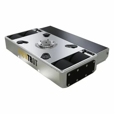 FOXTROT Motorized Dolly: 40,000 lb, 6 5/8 in Deck Ht, 30 in L x 20 in W x 6 7/8 in H - Remote Controlled Motorized Rollers