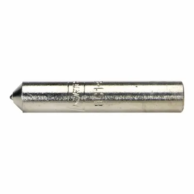 NORTON: For Up to 4 in Internal Grinding Wheel, 1/5 carat, 3/8 in x 2 in x 90° - Single-Point Diamond Dressers for Conventional Abrasives