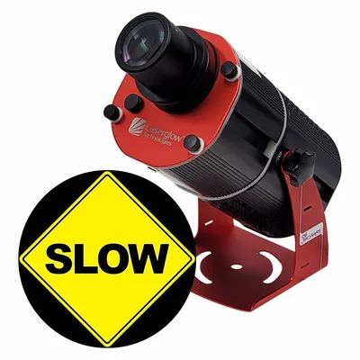 LASERGLOW TECHNOLOGIES Fixed Image Projector: Projector, Lens and Image Template, Slow - LED Projectors with Image Disks