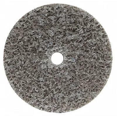 NORTON Unitized Wheel: 2 in Dia x 1/2 in W, 1/4 in Arbor Hole, Aluminum Oxide - Deburring Wheels for Carbon Steel & Soft Metals