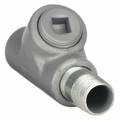 APPLETON ELECTRIC Sealing Fitting - Vertical and Horizontal: Iron, 1 in Trade Size, Female - Vertical and Horizontal Sealing Fitting - 25% Fill
