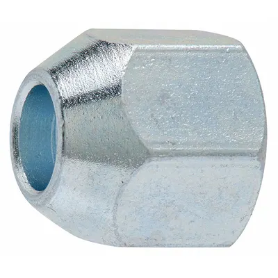 SUR&R Female Tube Nut: Steel, 3/8 in Tube Connection Size - Power Steering Line Fittings