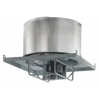 Axial Upblast Roof Exhaust Fan: Direct Drive, 18 in Blade, 4,600 cfm, TEFC, 1 hp, 115/230V AC, 1 (MPN AM-18-1-1-EXP)