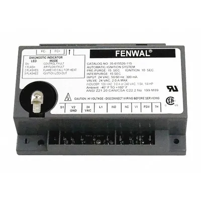 FENWAL IGNITION CONTROLS Ignition Control Board, 24 VDC, Part # 35-615526-115 - Replacement HVACR Controls, Switches & Thermostats