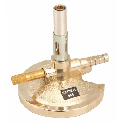 EISCO SCIENTIFIC Bunsen Burner: Micro, Natural, 1,200 BTU Btu Output - Max, 800 BTU Btu Output - Min - Bunsen Burners