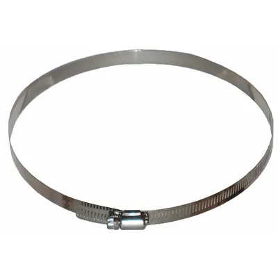 OMNITEC Duct Clamp: Duct Clamp, 49K230/49K232, Stainless Steel, 1/2 in Overall Ht - Duct Clamps for Negative Air Machines