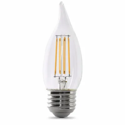 FEIT ELECTRIC Compact LED Bulb: Medium Screw (E26), LED, (BA) Bullet Angled, BA10, 3.3 W Watt - Medium Screw Base (E26) Lamps