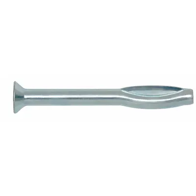 DEWALT Pre-Expanded Anchor: 1/4 in Dia, 2 in Overall Lg, Flat, Steel Drive Anchors