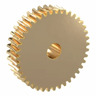 KHK GEARS Worm Wheel: Reduction Ratio 40, Module m 1, Right Hand, 20° Pressure Angle - Metric Worm Wheels