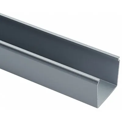 PANDUIT Solid Wall Wiring Duct: 3 in Nom Wd, 4 in Nom Ht, 0.2 in Slot Wd, Lead-Free PVC - Solid (Wall) Wiring Ducts & Snap-On Covers