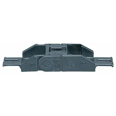 IGUS Mounting Bracket Set: Zipper, 1 Channels, 0.41 in Cavity Ht, 0.24 in Cavity Wd - Mounting Brackets for Standard Cable Carriers