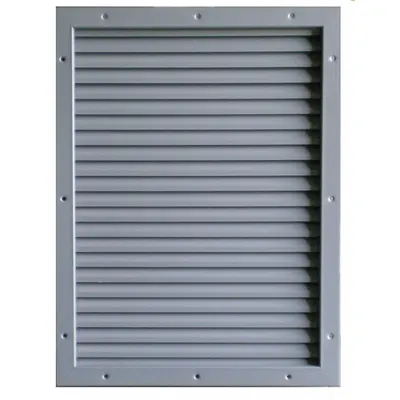 CECO Door Louver Kits: Steel, 18 in Louver Ht