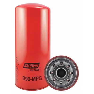 BALDWIN FILTERS Oil Filter: B99MPG, 1 1/2"-16 Thread Size, 12 1/8 in Overall Ht, Oil, Demag - Spin-On Oil Filters