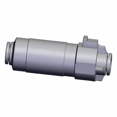 SMC In-Line Air filter: ZF, 6 mm Inlet, Push-to-Connect, -100 kPa to 1 kPa - In-Line Vacuum Suction Filters