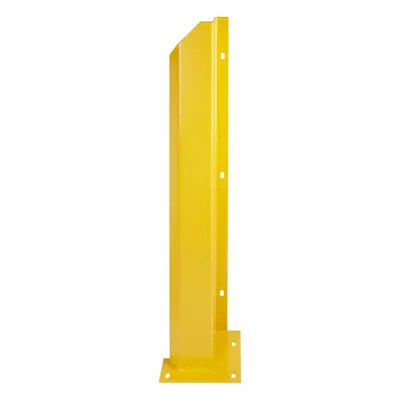 IDEAL WAREHOUSE INNOVATIONS Door Track Guard: Steel, L Shape, 48 in Overall Lg, 0.4 in Overall Thick - Door Track Guards