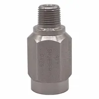 RAY Pressure Gauge Snubber: Stainless Steel, Piston, Stainless Steel NPT, 5,000 psi Max. Pressure (MPN 047S)