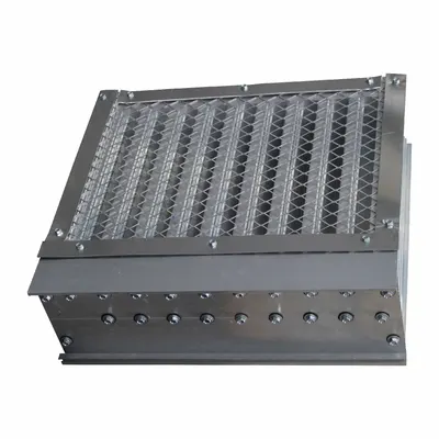 S&P AIR CONTROL Wind Driven louver: Hat Channel, Flush Mount, 23 1/2 in H, 23 1/2 in W - Wind Driven Rain Louvers
