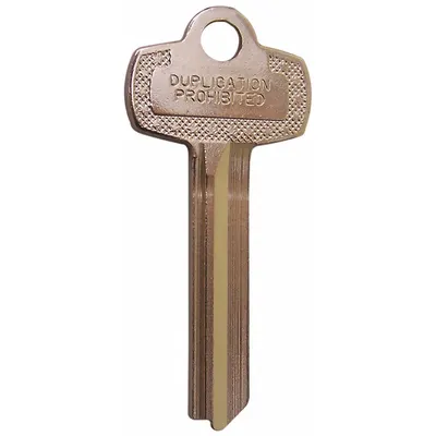 KABA ILCO Key Blank: Compatible with BEST Locks, Q Keyway Type, Key ID # 1A1Q1, Nickel Silver - Door Lock Key Blanks