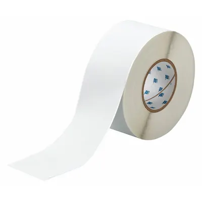 BRADY Continuous Label Stock: 3 in x 300 ft, Metalized Polyester, Metal Detectable - Brady Continuous Label Rolls