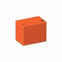Sealed pure lead acid battery providing 12 V DC output with 80 Ah capacity. ABS housing and M6 terminal connections. Dimensions: 8.19 in height, 6.61 in width. Suitable for standby power applications such as UPS systems, security alarms, emergency lighting, and telecommunications equipment.
