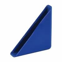 Corner Cover: Fits 3/8 in Glass, Blue, Vinyl, 0.375 in Inside Wd, 0.5 in to 2.5 in Lg, Qty 1,890 (MPN VCCC9460BL-20-BOX)
