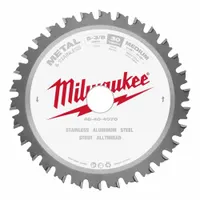 MILWAUKEE Circular Saw Blade: 8 in Blade Dia., 50 Teeth, 0.07 in Cut Wd, 5/8 in Arbor Size, Carbide (MPN 48-40-4520)