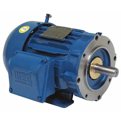 WEG General Purpose Motor: C-Face/Rigid Base Mount, Totally Enclosed Fan Cooled - C-Face with Rigid Base 3-Phase General Purpose AC Motors