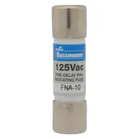 BUSSMANN Fuse: FNA Series, Midget, Time-Delay, 25 A, 32 V AC, 13/32 in x 1 1/2 in, Indicating (MPN FNA-25)