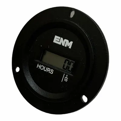 ENM Hour Meter: Hour Meters, Front Panel Mounting, Digital, 5 V AC/DC – 250 V AC/DC