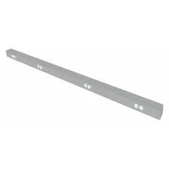 Aluminum wire raceway for organizing and protecting electrical wiring in laboratory furniture and workstations. Includes an 8 ft black power cord with plug. Overall length 7 ft.