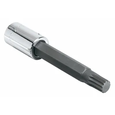 SK PROFESSIONAL TOOLS Socket Bit: 3/8 in Drive Size, 12-Point Tip, 8 mm Tip Size - 12-Point Bit Sockets