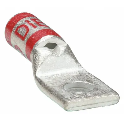 OEM Compression Lug: #10 Stud Size, 8 AWG – 8 AWG For Wire Sizes, Stranded Wire Type - One-Hole Compression Lugs