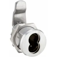 Cam Lock: Interchangeable Core Keyed Cam Lock, Chrome-Plated, Clockwise Unlock, 3/4 in Offset Cam Wd (MPN G CI13751203BCOF2)
