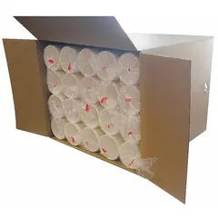 White paper cold cup with 16 oz capacity. Unwrapped and patternless for a clean appearance. Suitable for serving cold beverages in break rooms, cafeterias, and events. Pack of 1000.